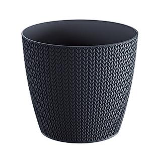 Virágcserép 128 mm Antracit WHEATY Prosperplast