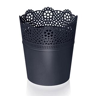 Virágcserép 135 mm Antracit LACE Prosperplast