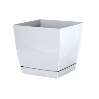Virágcserép 155x155x142 mm Fehér COUBI Prosperplast