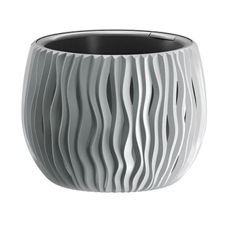 Virágcserép 180 mm Kőszürke BOWL SANDY Prosperplast