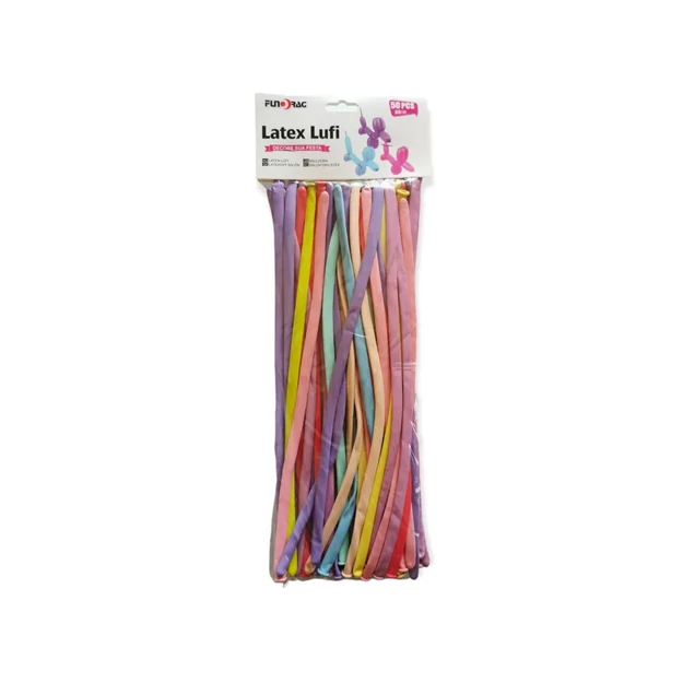Modell lufi hosszú  pasztell színű 50db 80cm