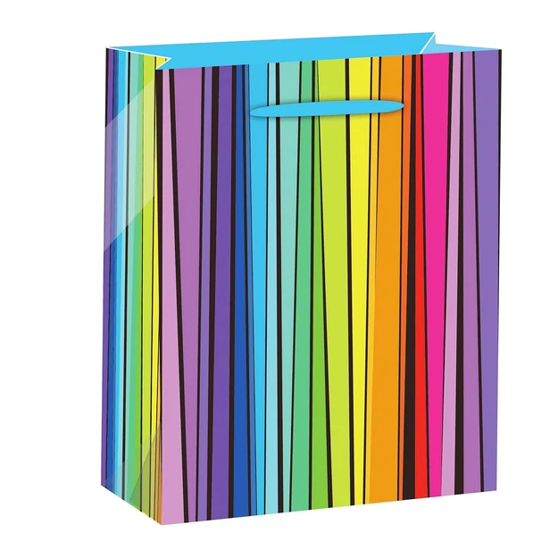 Ajándék tasak multicolor 26x32cm