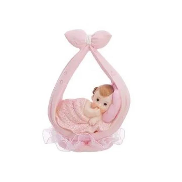 Babaváró rózsaszín  figura 11cm