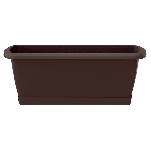 Balkonláda+ alátét 885x184x150 mm Barna RESPANA SET Prosperplast