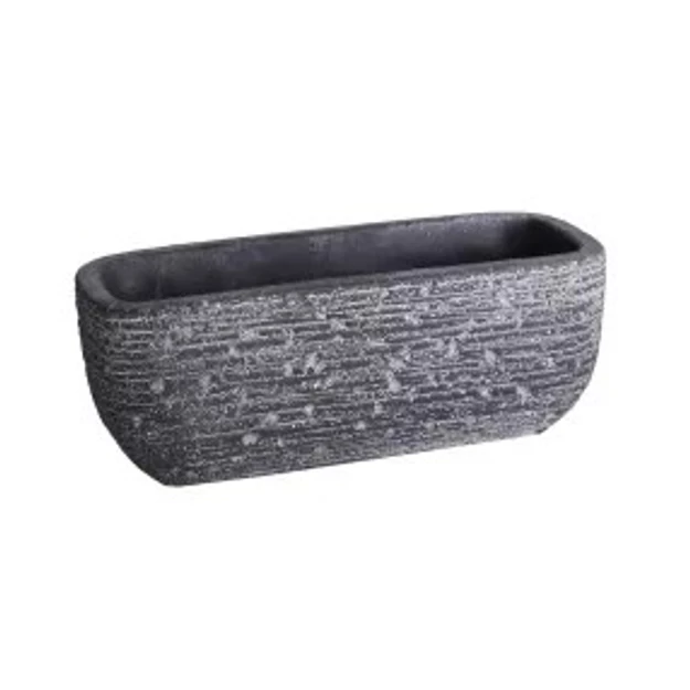 Beton kaspó tégla szürke 18x7cm