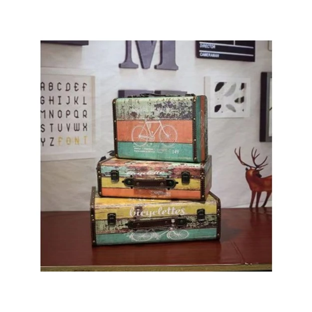 Bőrönd vintage colors M 34x11,5x24cm