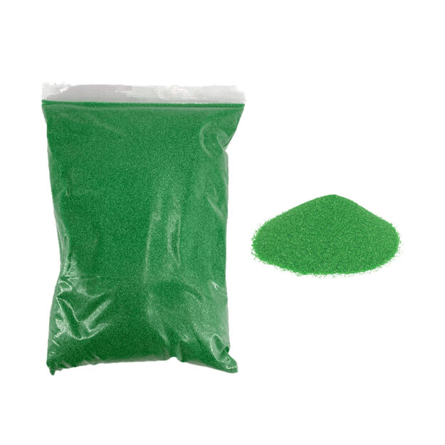 Dekorhomok - zöld  1 kg zacskóban