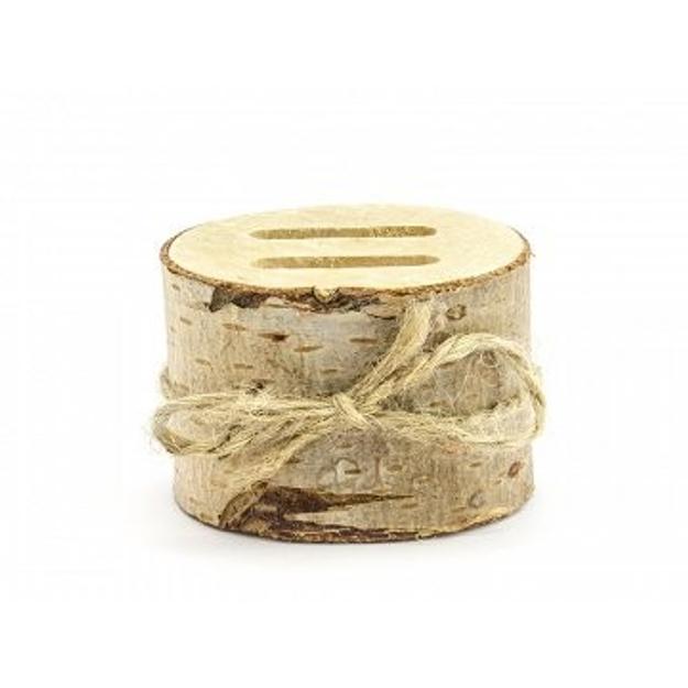 Esküvői fa gyűrűtartó 6cm