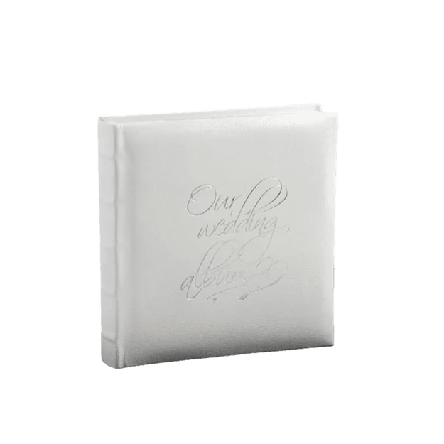 Fényképalbum bőrhatású esküvői  200db 15x10cm-es képhez