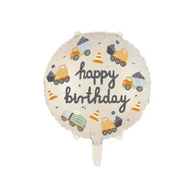 Fólia lufi  HB munkagépes mintával  45cm