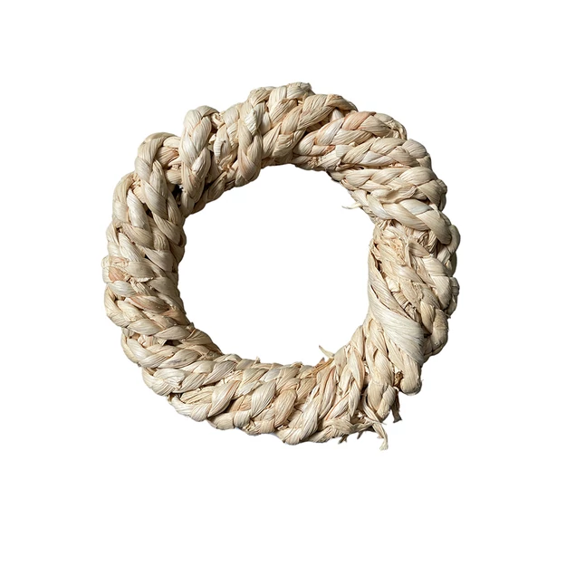 Fonott háncs koszorú 20cm
