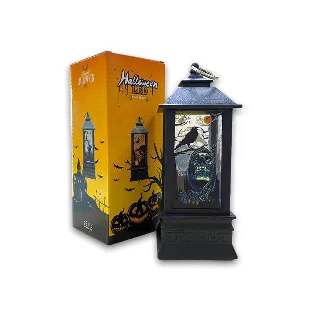 Halloween LED lámpás választható több minta 18x7cm