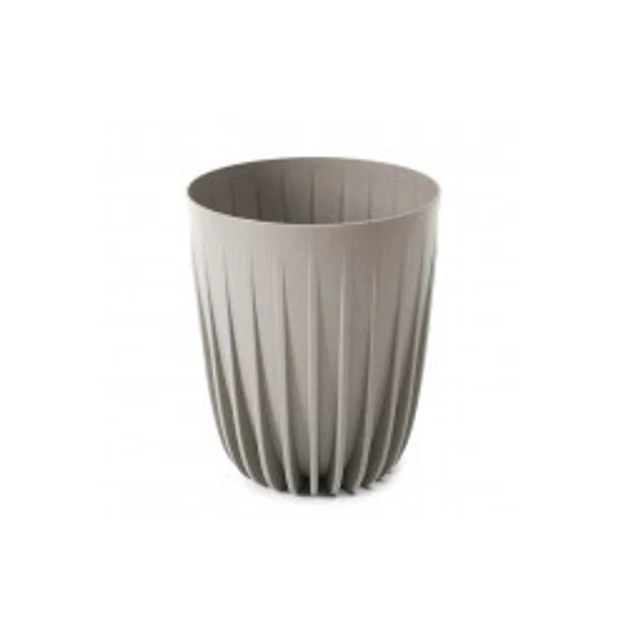 Kaspó "MIRA ECO"átm:19cm M:22,6cm, GREY 2,4L