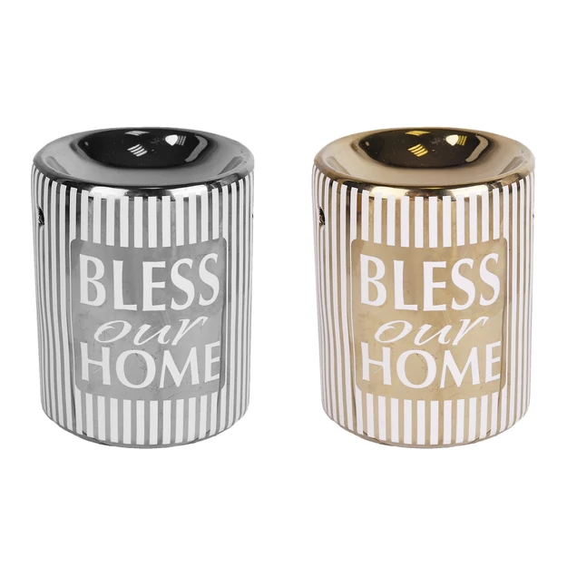 Kerámia olajmécses "Bless our home"