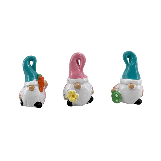 Kerámia orrmanó 3db+ tojás türkiz/rózsaszín 2,2x3,8cm