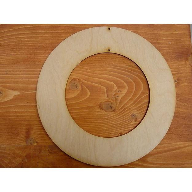 Natúr fa -koszorú alap 25cm