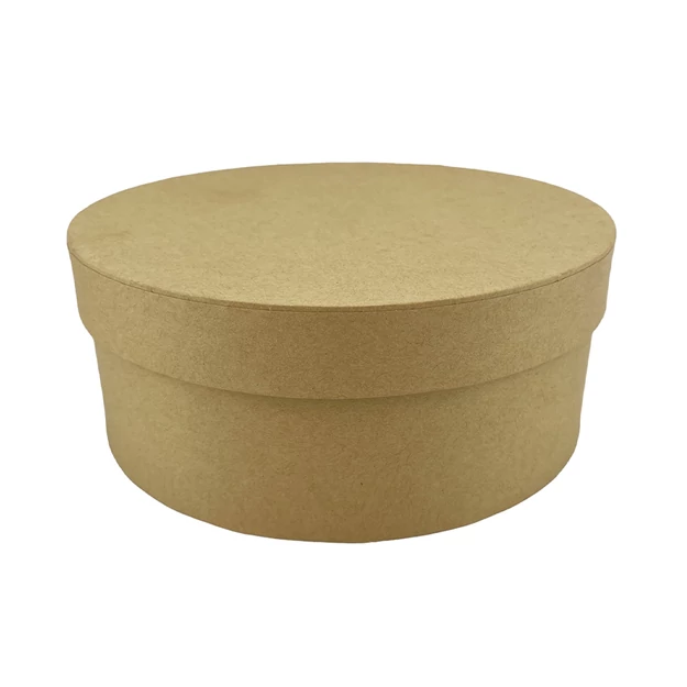 Papírdoboz kerek natúr 30cm