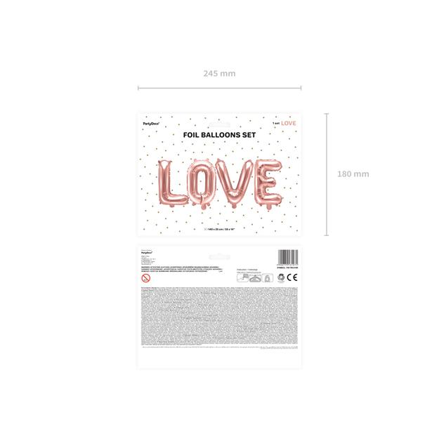 Rosegold Love lufi 140x35cm