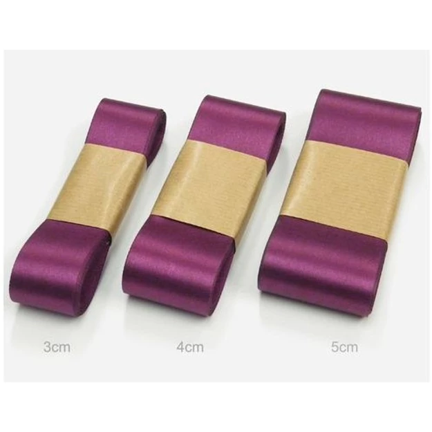 Szatén szalag 3cm/10m Bíbor (c40)