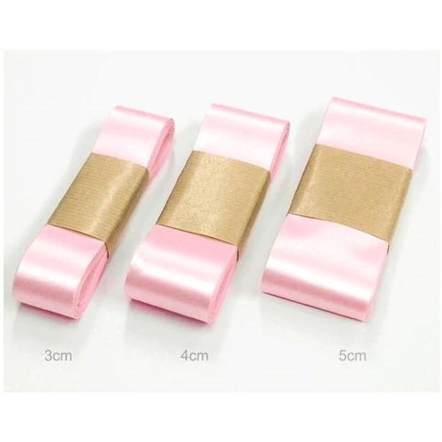 Szatén szalag 3cm/10m Pink