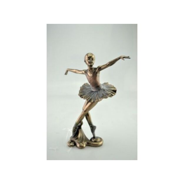 Szobor balerina spicc-tánc 19x11cm