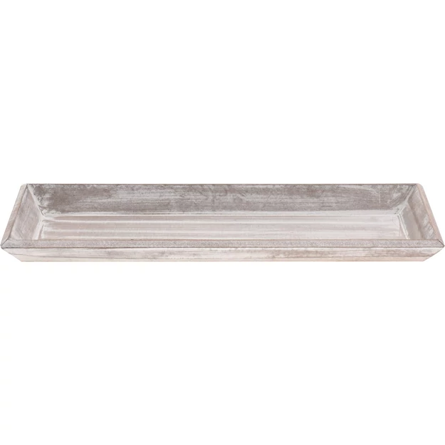 Tálca 40x14cm fehér