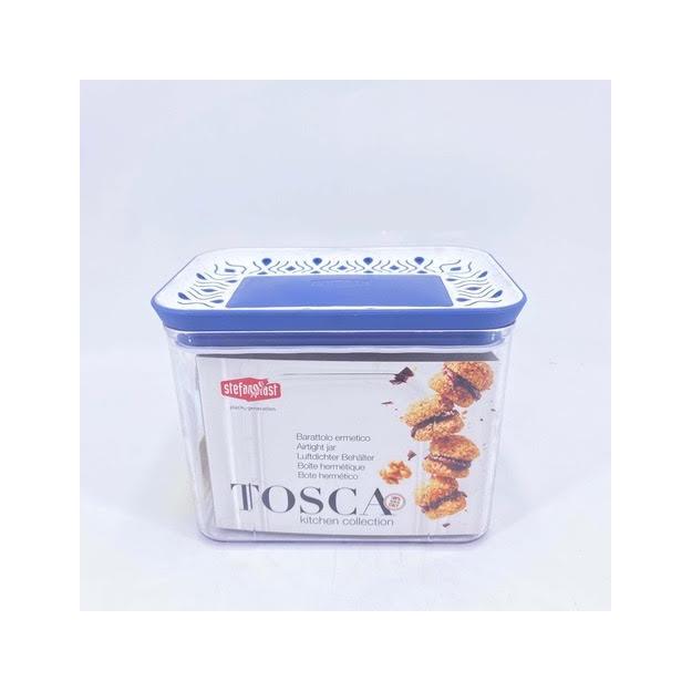Tosca légmentes szögletes ételtároló doboz 1,2L kék