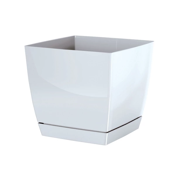Virágcserép 120x120x110 mm Fehér COUBI Prosperplast
