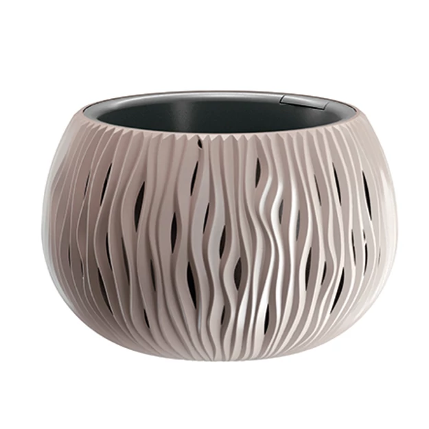 Virágcserép 144 mm Mokka BOWL SANDY Prosperplast