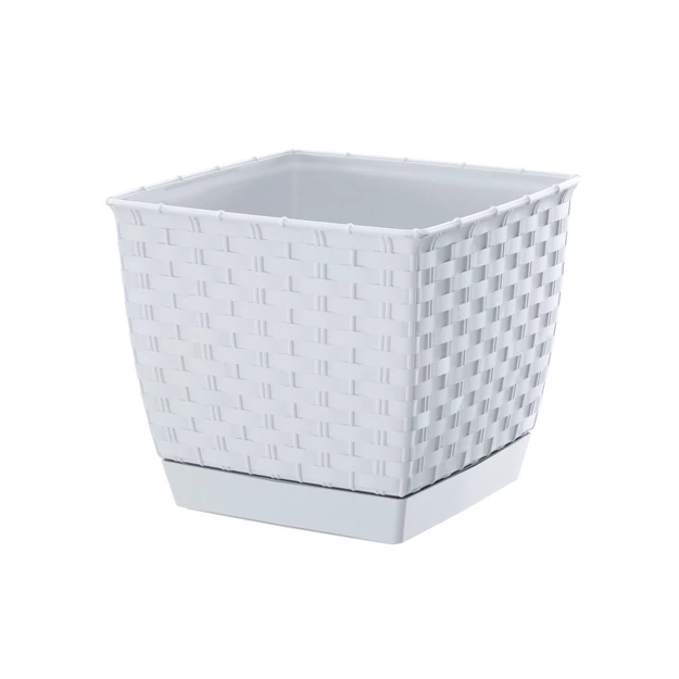 Virágcserép 190 mm Fehér RATOLLA square Prosperplast