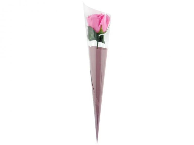 Szappanrózsa szál rózsaszín 32cm/db