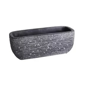 Beton kaspó tégla szürke 18x7cm