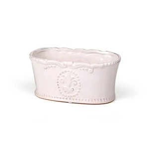 Bourbon kerámia tál ovális fehér  18,5x10,5x8,5cm