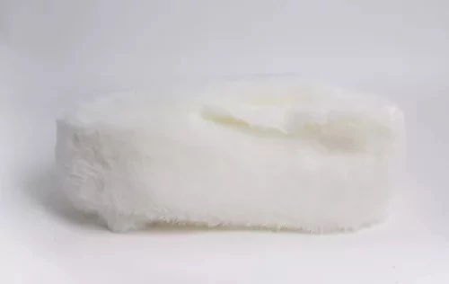 Dekor plüss szalag krém  8cm x 1,6m