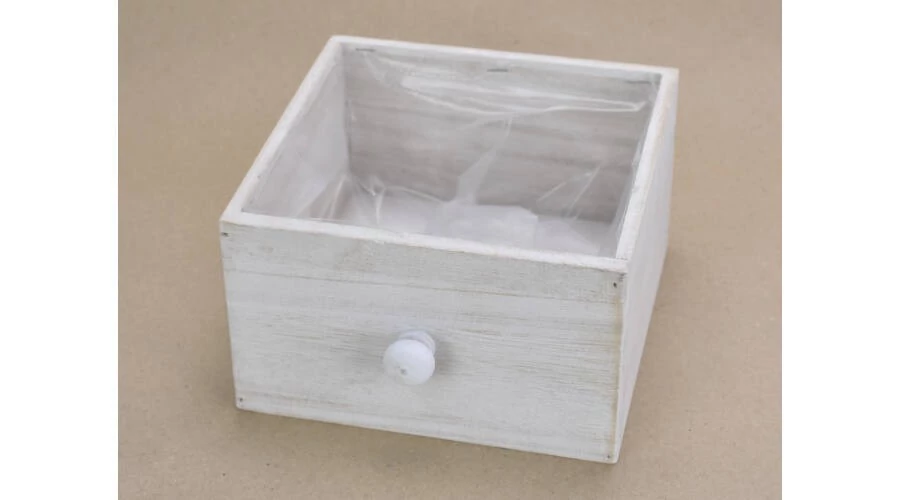 Fa fiók fehér18x18x1,5cm