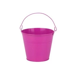 Fém vödör pink 10x8x5cm