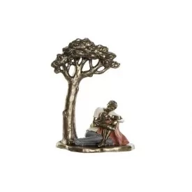 Figura pár 25,5x14x33cm  fa aranyozott
