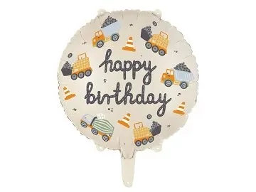 Fólia lufi  HB munkagépes mintával  45cm