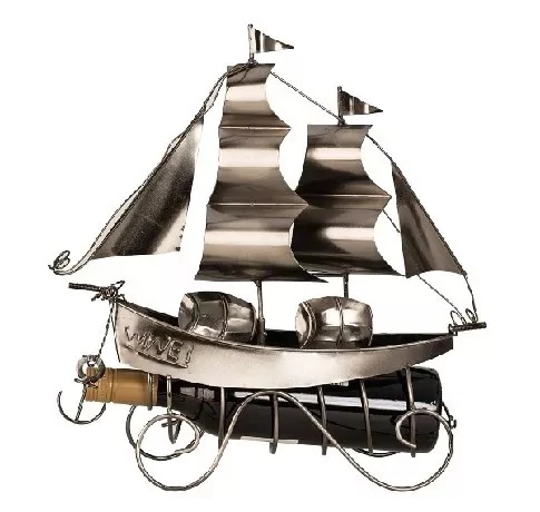 Italtartó fém 38,5 cm  - Vitorlás hajó