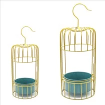 Kalitka fém 2db arany 52x16x8cm ,62x19x12cm