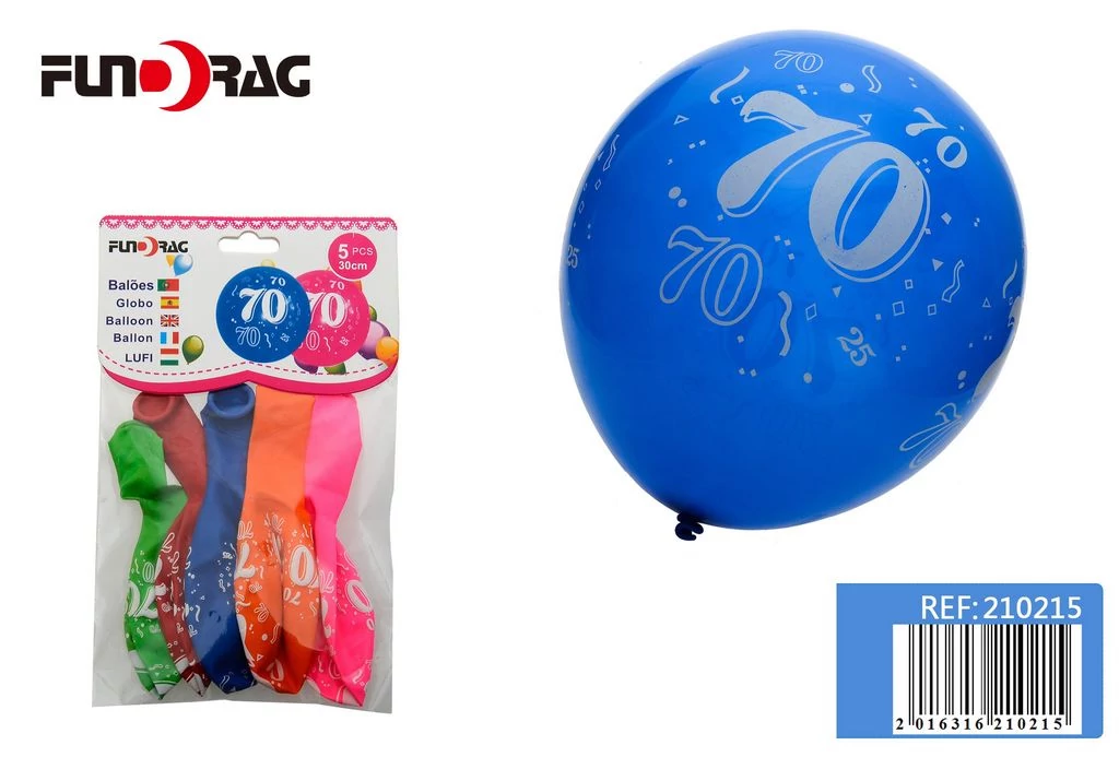 Latex lufi 70-es 5db 30cm