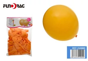 Latex  lufi narancssárga  50 db 23cm