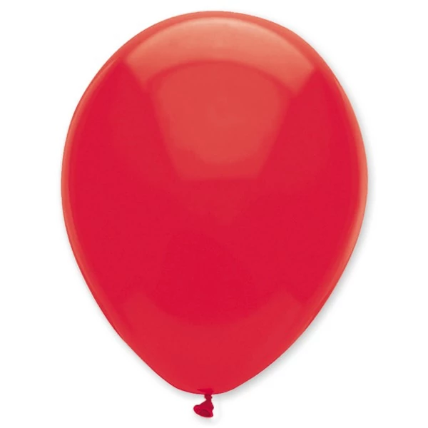 Lufi latex piros, 30 cm, 8db/cs.