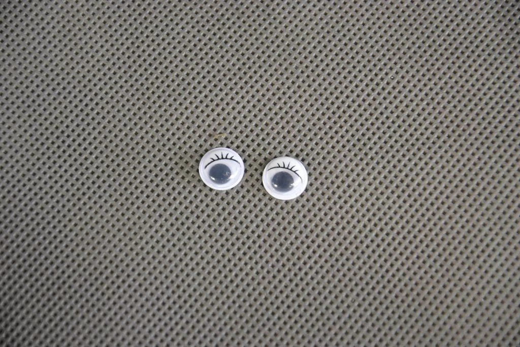 Mozgó szem kör szempillás 10mm 10db