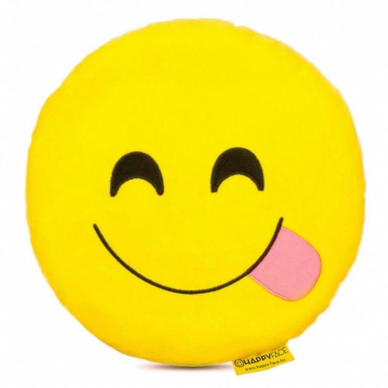 Nyelves Emoji párna 32cm
