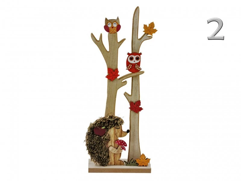 Őszi dekor 40cm   sünis