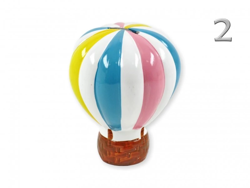 Persely hőlégballon 14cm