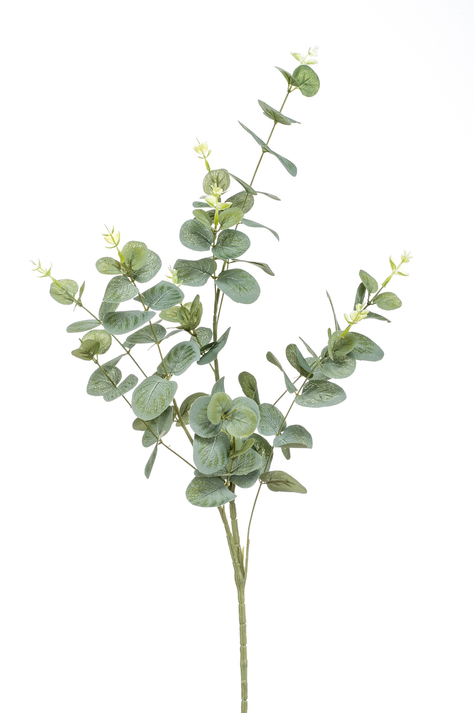 Selyem Eukaliptusz 3 szálas zöld/szürke 75 cm