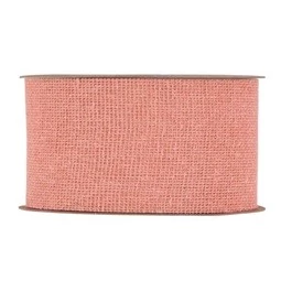 Szalag juta 7,5cm x 20m korall