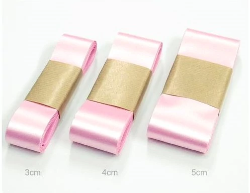 Szatén szalag 3cm/10m Rózsaszín (c14B)